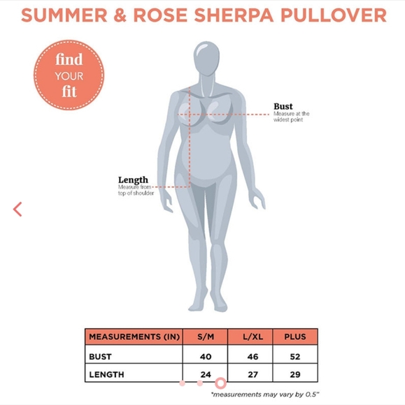 NWOT Summer and Rose Pullover Sherpa - Picture 3 of 3